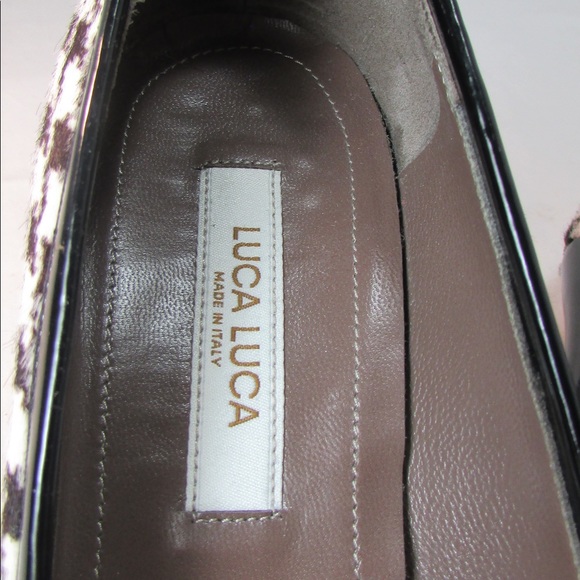 Luca Luca Heels- Houndstooth and Leather - Picture 10 of 11